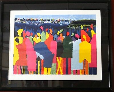 "Artist Crossing" by Leo Posillico Serigraph on Paper Hors d'Commerce 36/50