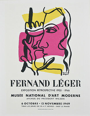 Collection of (3) Fernand Leger Lithographs from Fernand Mourlot Book