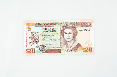2003 Belize $20 Dollar UNC Notes P69A GEM