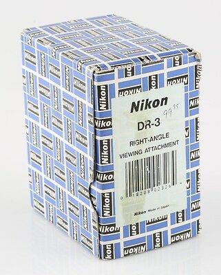 Nikon DR-3 Right Angle Viewing Attachment Mint in Box Camera Viewfinder MIB