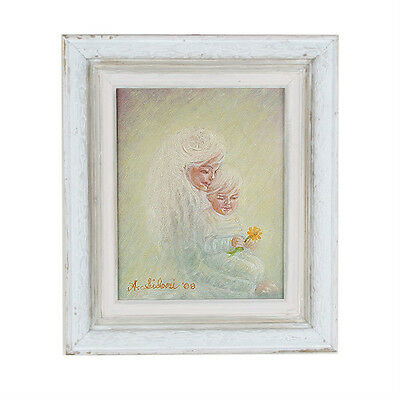 "A Daisy For My Mommy" By Anthony Sidoni 2008 Signed Oil Painting 14"x12"