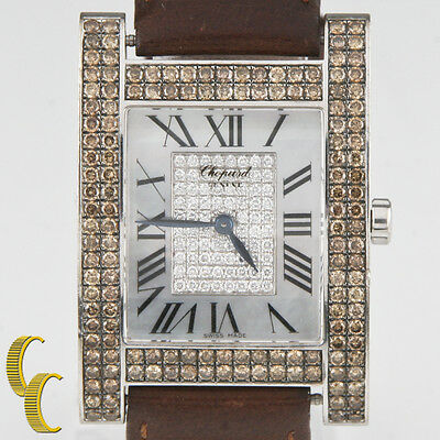 Chopard Your Hour Ladies Quartz 18k White Gold Diamond & MoP Watch #17/3451