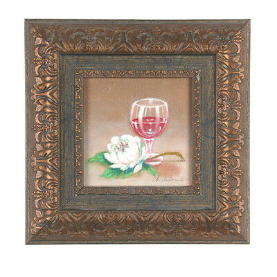 "A Pleasant Bouquet" By Anthony Sidoni 2007 Signed Oil Painting 11 1/2"x11 1/2"