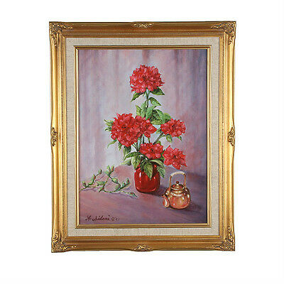 "Watering Teapot" By Anthony Sidoni 2001 Signed Oil Painting 20 1/4"x16 1/4"