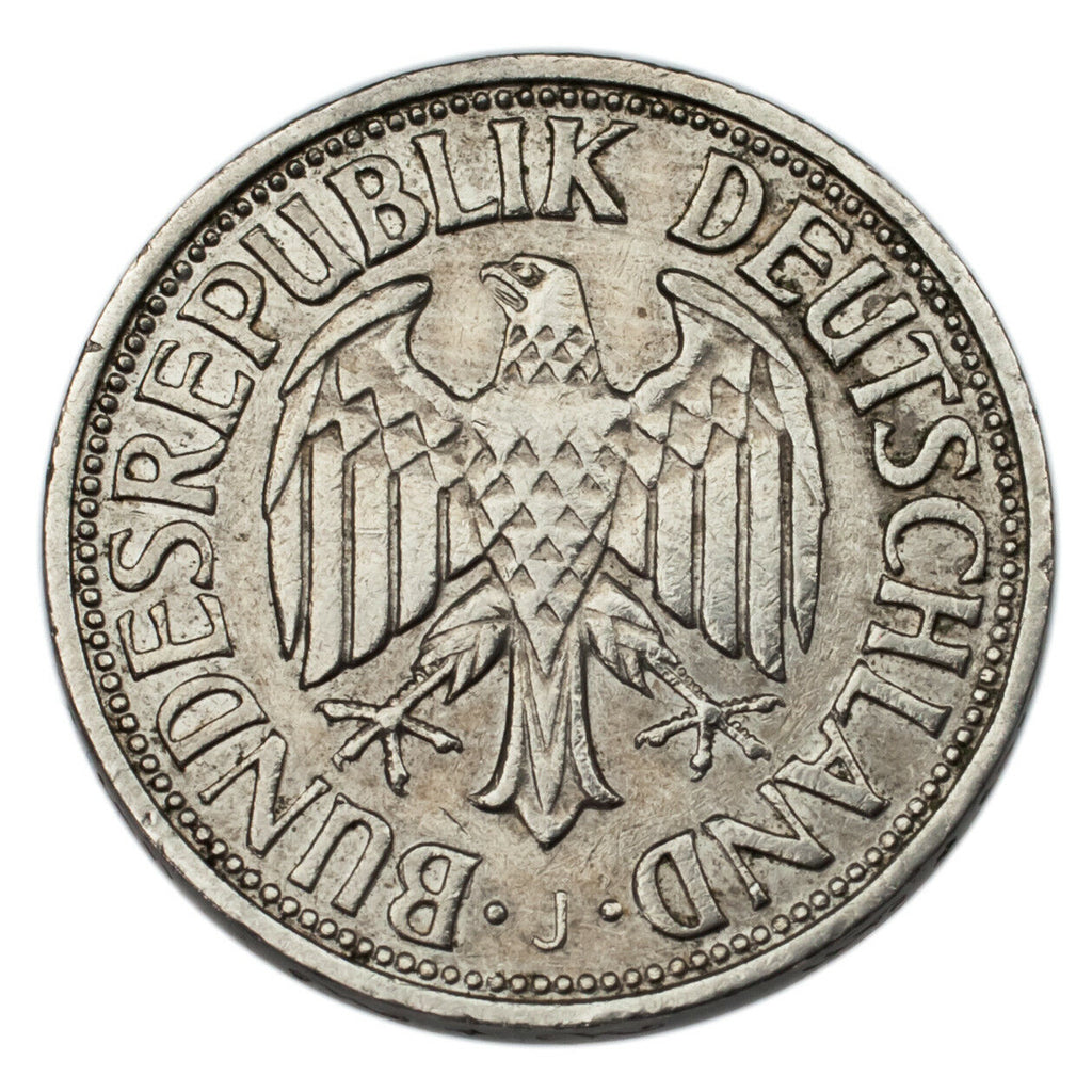 1954-J Germany Federal Republic Mark (XF Condition) KM #110