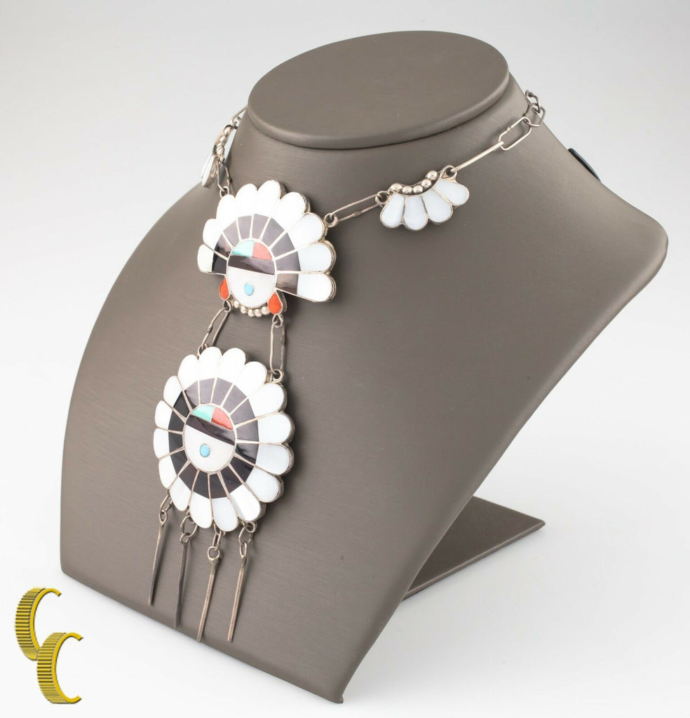 Paperclip Navajo Shell Chief Necklace