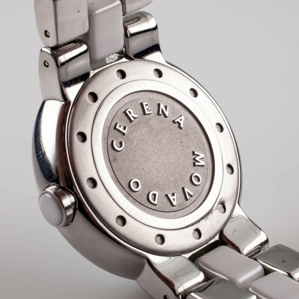 Movado Cerena Quartz Stainless Steel & Ceramic Watch w/ Date 32.3.14.1205