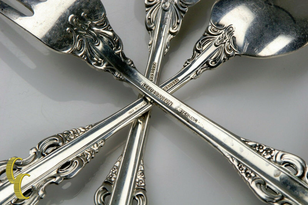 Reed & Barton El Greco Sterling Silver Flatware Set 23 Pieces Nice Condition!