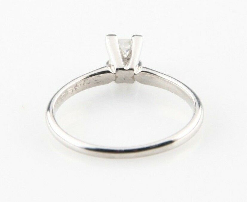 Samuels Platinum Princess Cut Diamond Solitaire Engagement Ring Gift for Her!