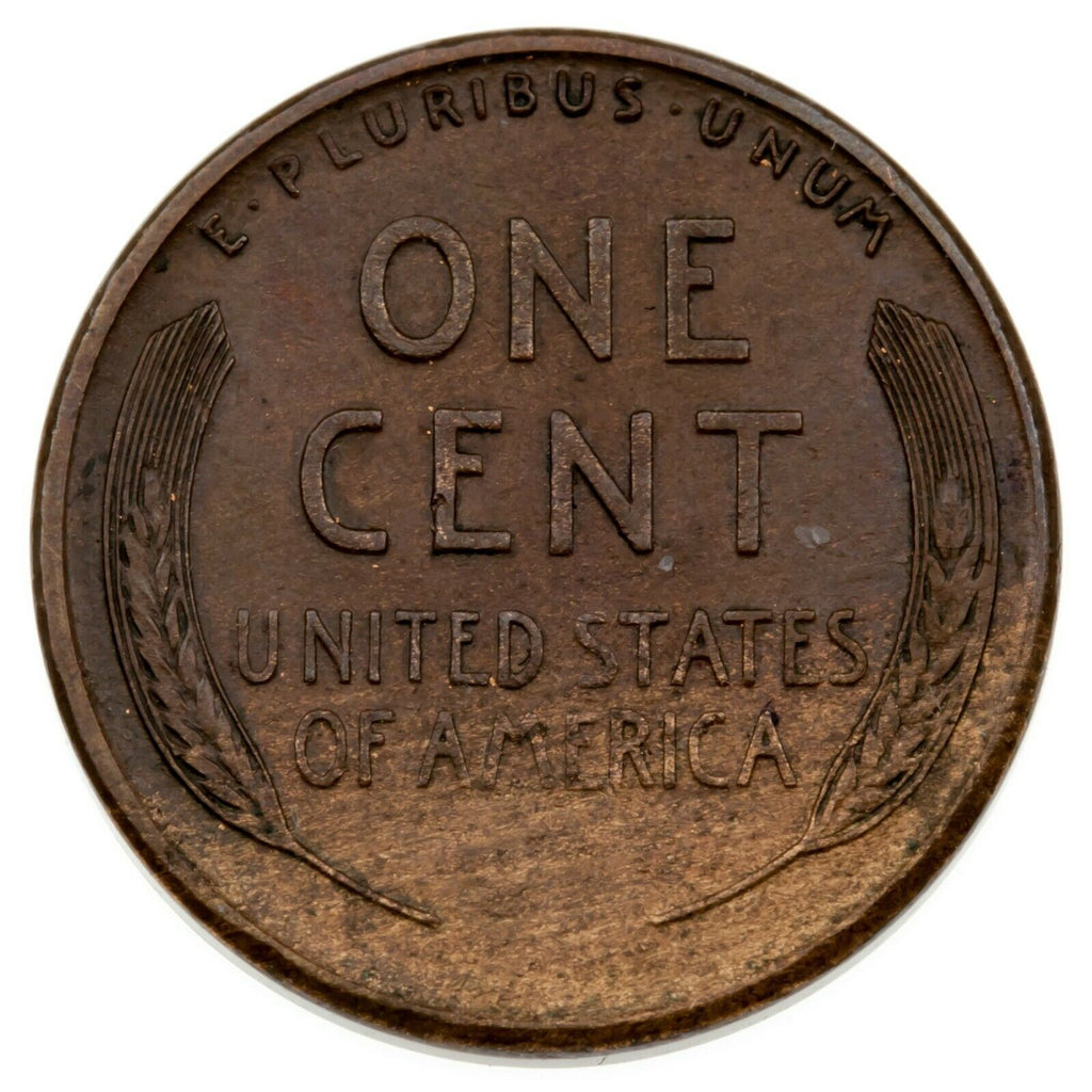 1913-D 1C Lincoln Cent in XF Condition, All Brown Color, Nice Strike Both Sides
