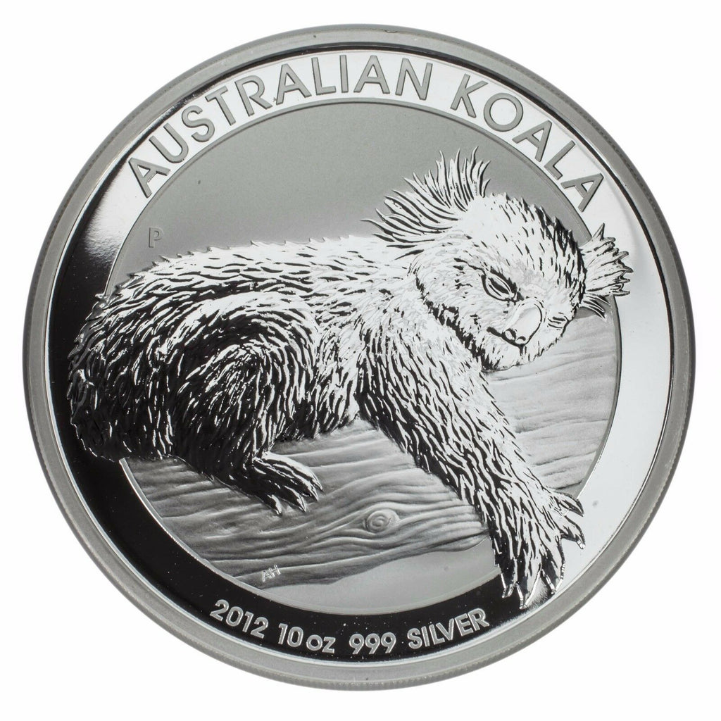 2012 Australia $10 Silver 10oz Koala in Plastic Capsule KM# 1690