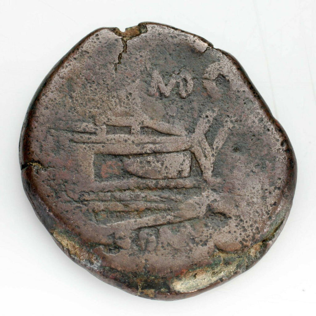 Ancient Roman Republic Copper AS (189 - 179 BC) Fine Condition