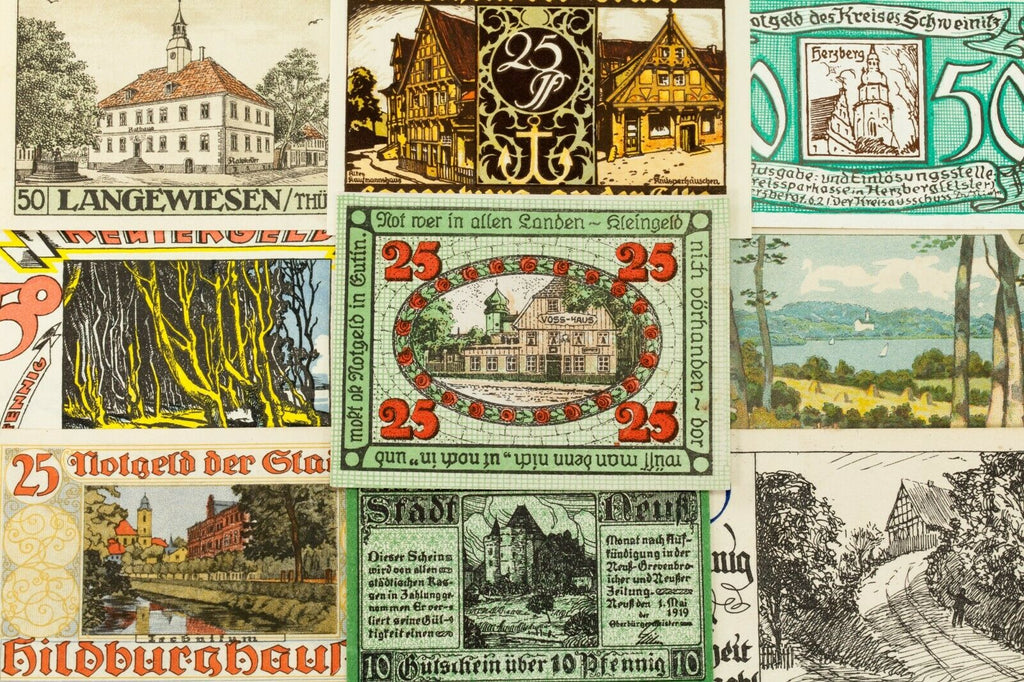 1920's Allemagne Monnaie de Nécessité (Urgence Monnaie) 30pc - Heldburg