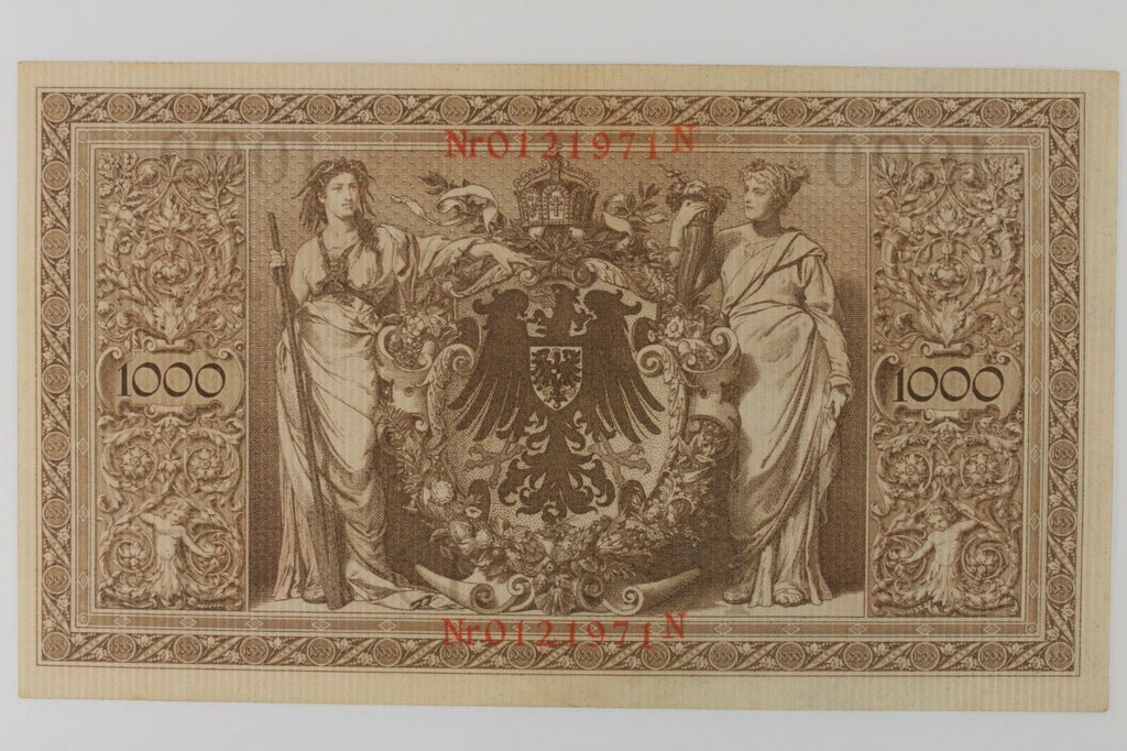 1910-1923 Germany 2-Note Currency Set // Empire 1000 Mark // Weimar 500,000 Mark
