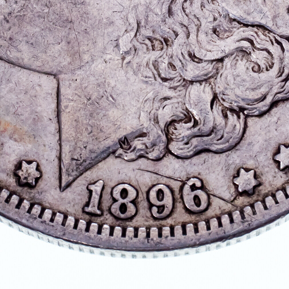 1896-O $1 Silver Morgan Dollar in XF Condition, Natural Color