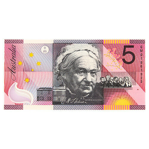 2001 Australia Federation $5 Notes sequential serial Lot of 4pcs