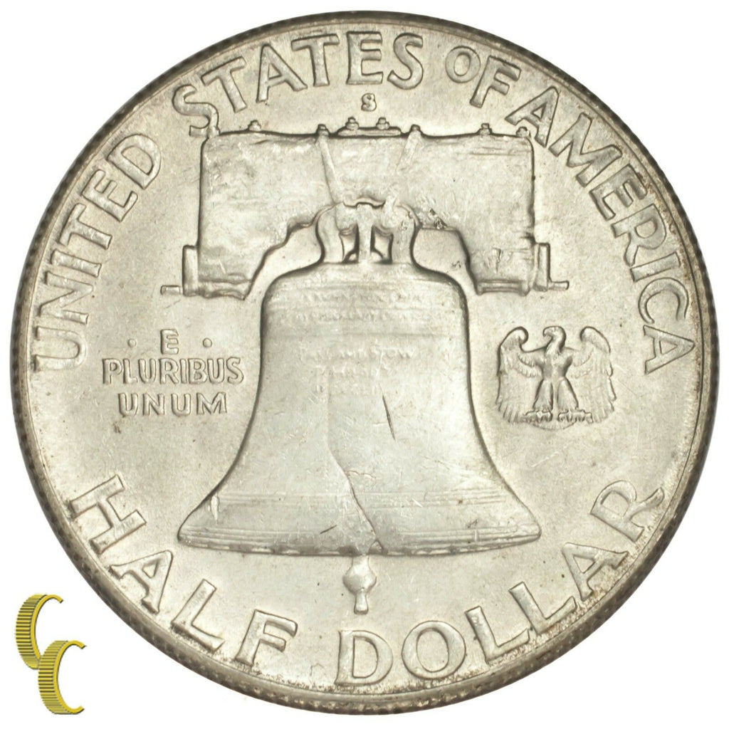 1949-S Silver Franklin Half Dollar 50C (Choice BU Condition) Full Mint Luster