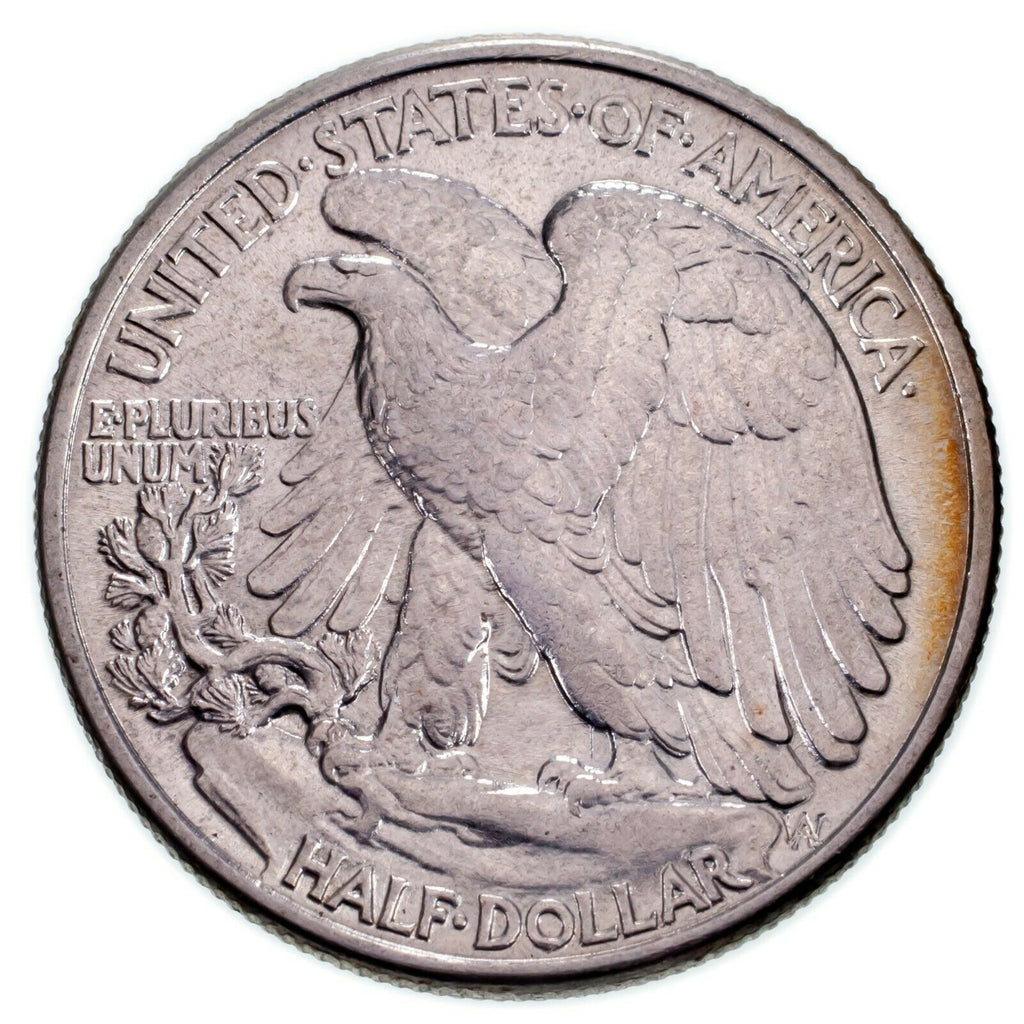 1943 Walking Liberty 50C Half Dollar in Choice BU Condition Excellent Eye Appeal