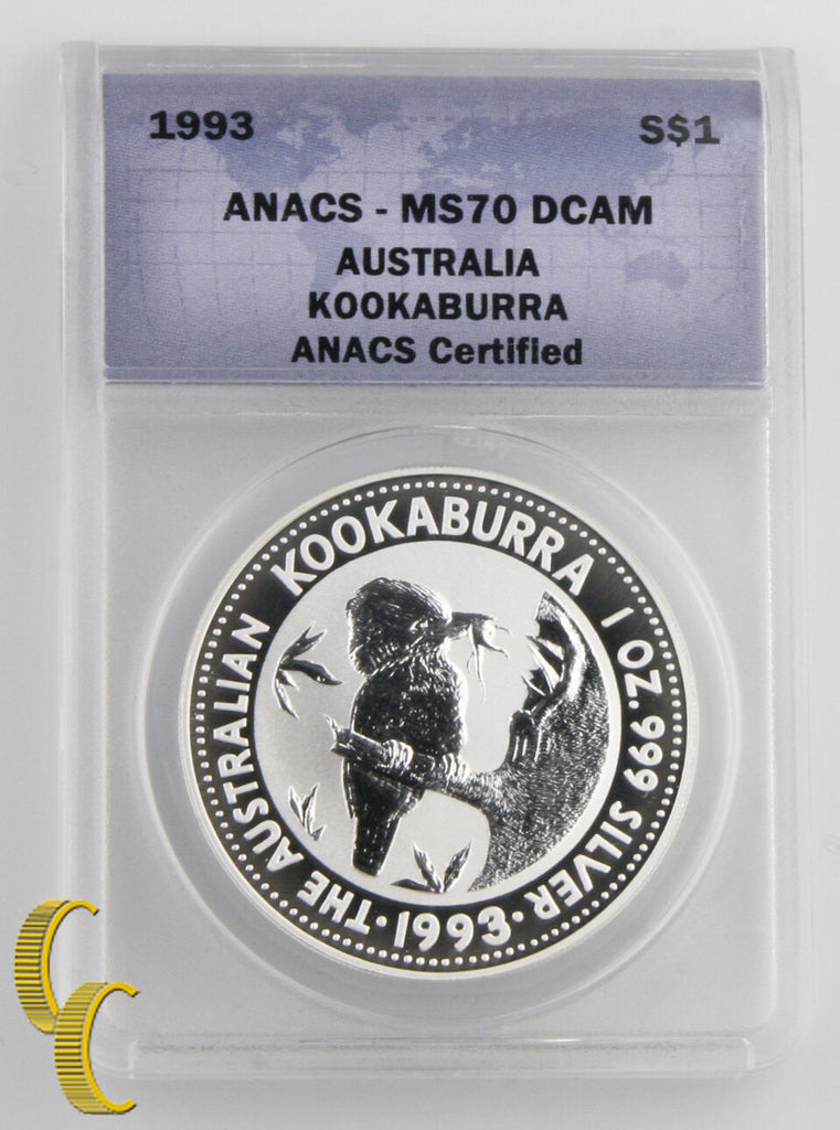 1993-2011 Australia $1 Dollar Coin Lot of 5 Kookaburra, Koala, Rabbit MS70 DCAM