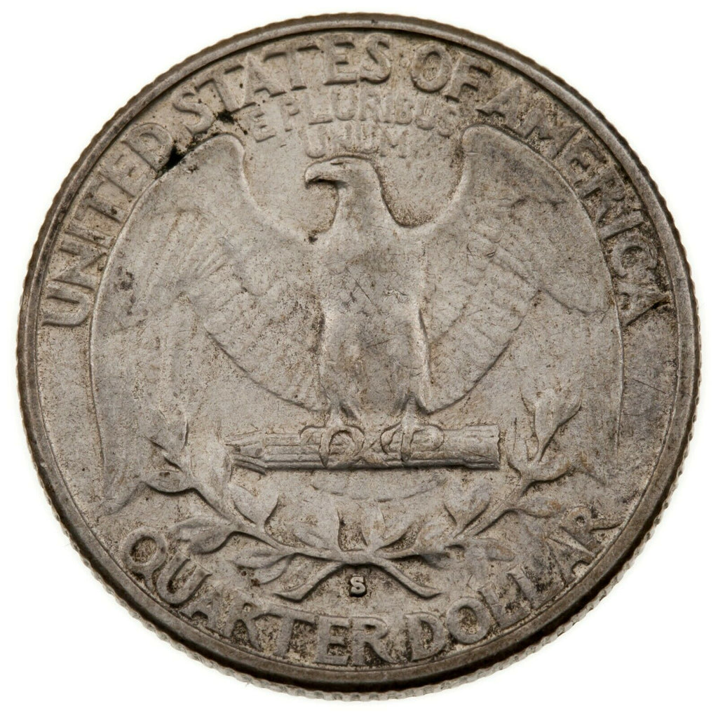 1932-S 25C Washington Quarter in AU Condition, Nice Original Coin!