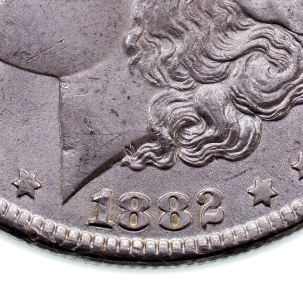 1882 $1 Silver Morgan Dollar in Choice BU Condition, Terrific Eye Appeal