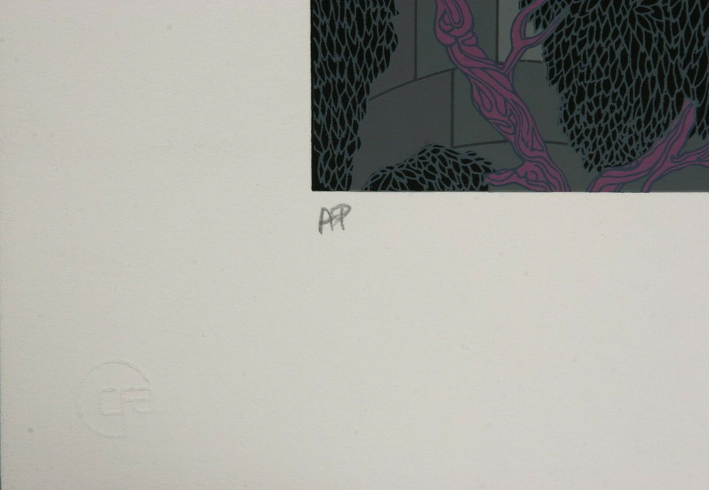 "Chaste Susannah" by Erté Signed Silkscreen Serigraph Artist's Proof 17" x 13"