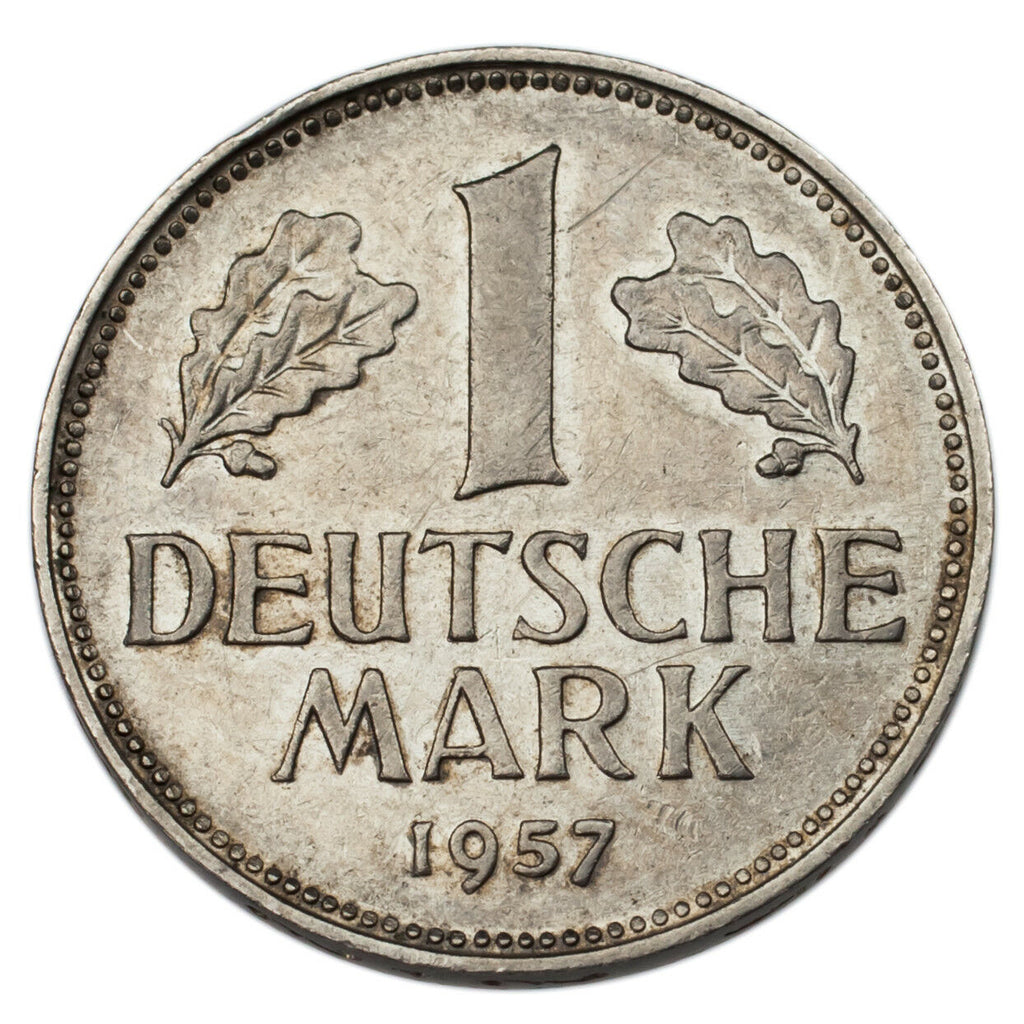 1957-D Germany Federal Republic Mark (XF Condition) KM# 110
