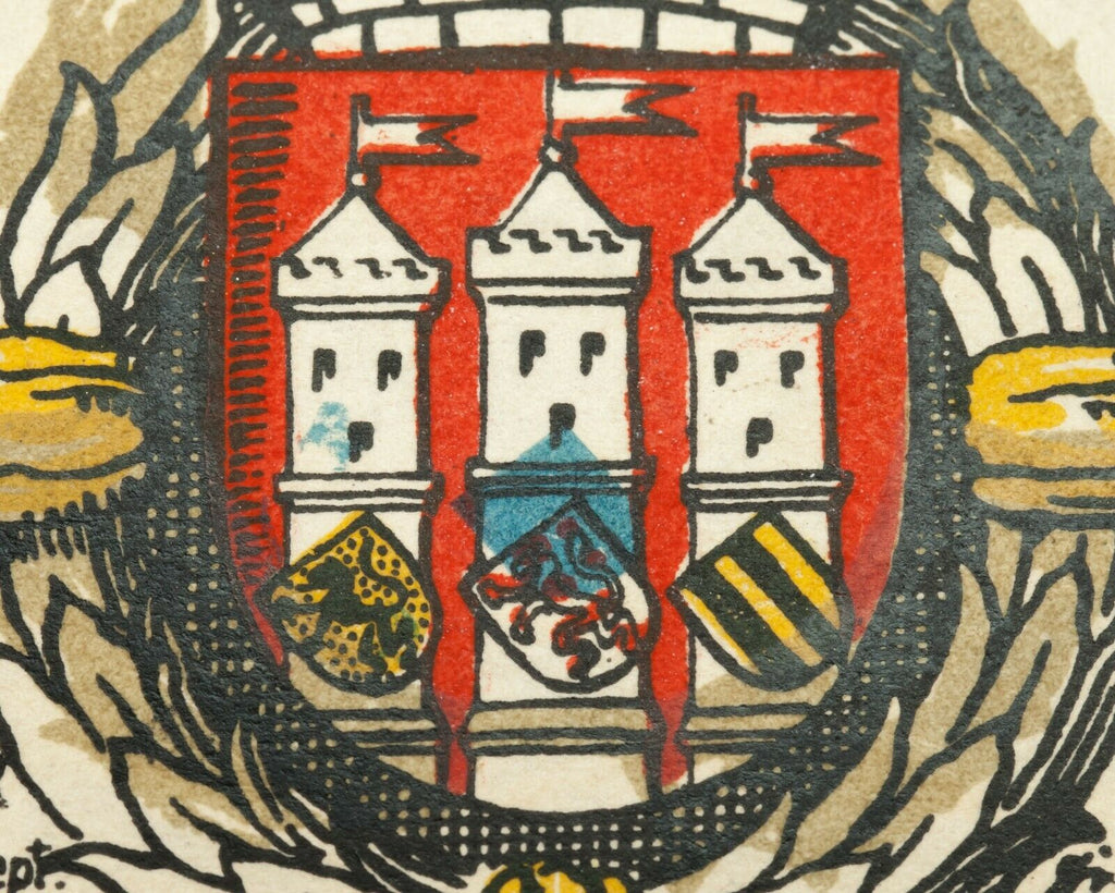 1921 Germany Notgeld Error Note // Langensalza 25 Pfennig Printing Error GrM#770