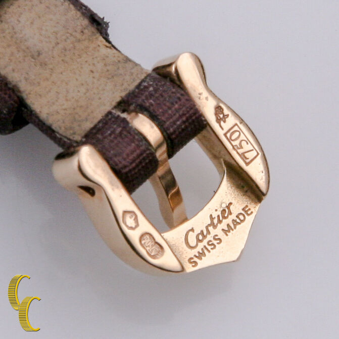 Cartier Mini Tonneau Lanieres 2592 18k Rose Gold Quartz Watch w/ Original Band