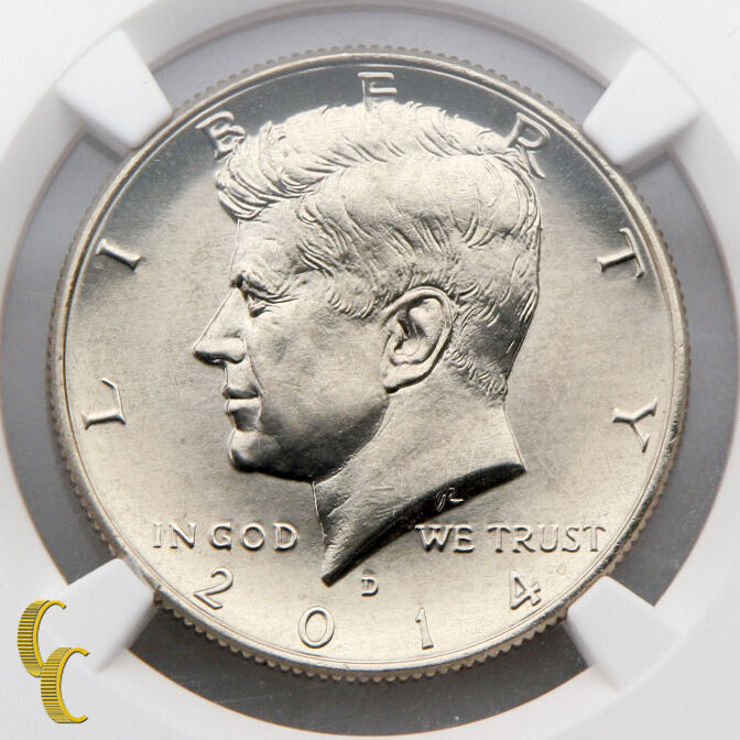 2014-D 50¢ Kennedy Clad High Relief Graded by NGC as SP-67 Early Releases