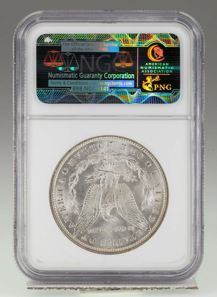 1889 $1 Silver Morgan Dollar Graded by NGC as MS-63