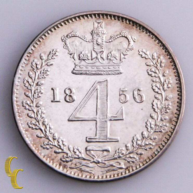1856 Great Britain 4 Pence Silver Coin KM# 732