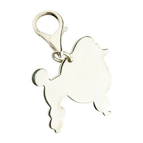 Tiffany & Co. Sterling Silver Poodle Tag Charm for Bracelet! Retired Piece!