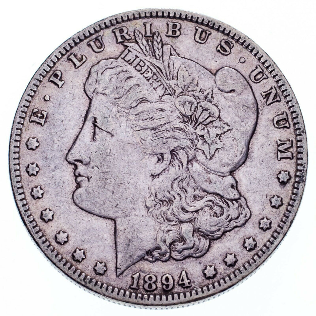 1894-O $1 Silver Morgan Dollar in XF Condition, Natural Color, Nice Detail