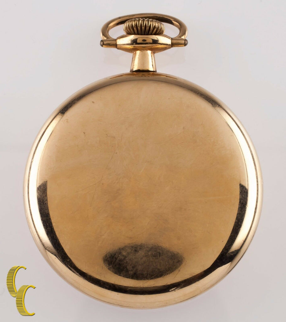 Elgin Grade 382 Gold Filled Pocket Watch 17 Jewel Size 16s Year:
