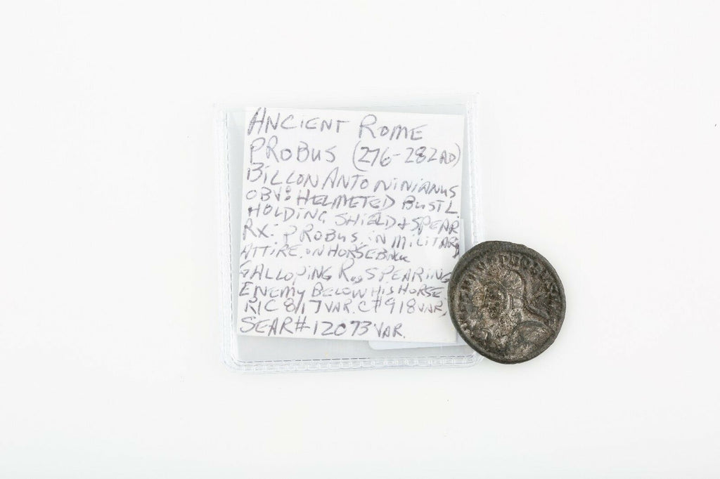 276-282 AD Roman Imperial Billon Antoninianus Coin XF Probus Extra Fine C#918var