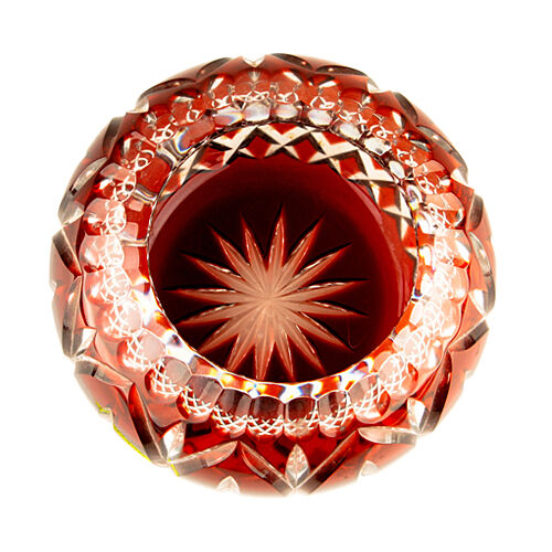 Cranberry Ruby Red Glass Candy Dish Bowl Unique Gift for Her!