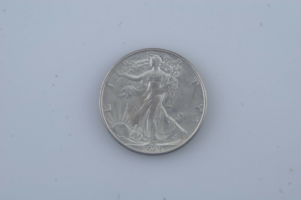 1945 Walking Liberty Silver Half Dollar 50c (BU) Brilliant Uncirculated