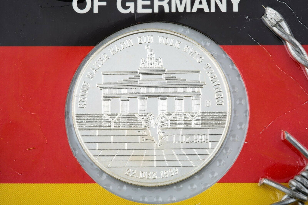 1989 UNIFICATION OF GERMANY .999 SILVER ROUND SET US EDITION 2878