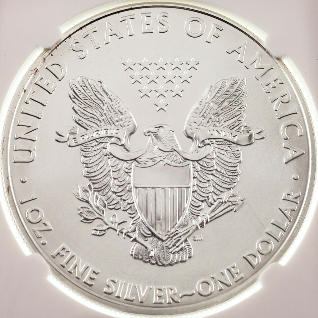 2011 $1 American Silver Eagle Graded by NGC as MS-69 Early Releases