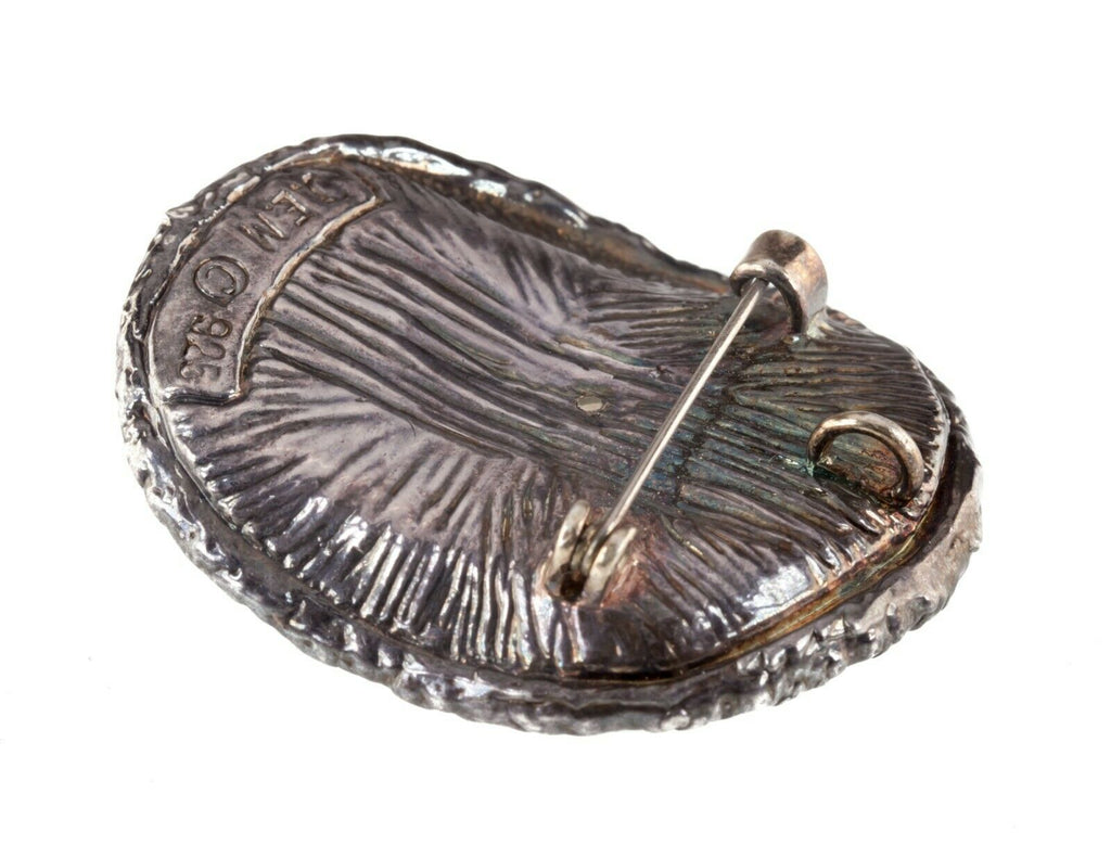 Sterling Silver J.E.M Ladies Hat Brooch/Pendant Great Piece!