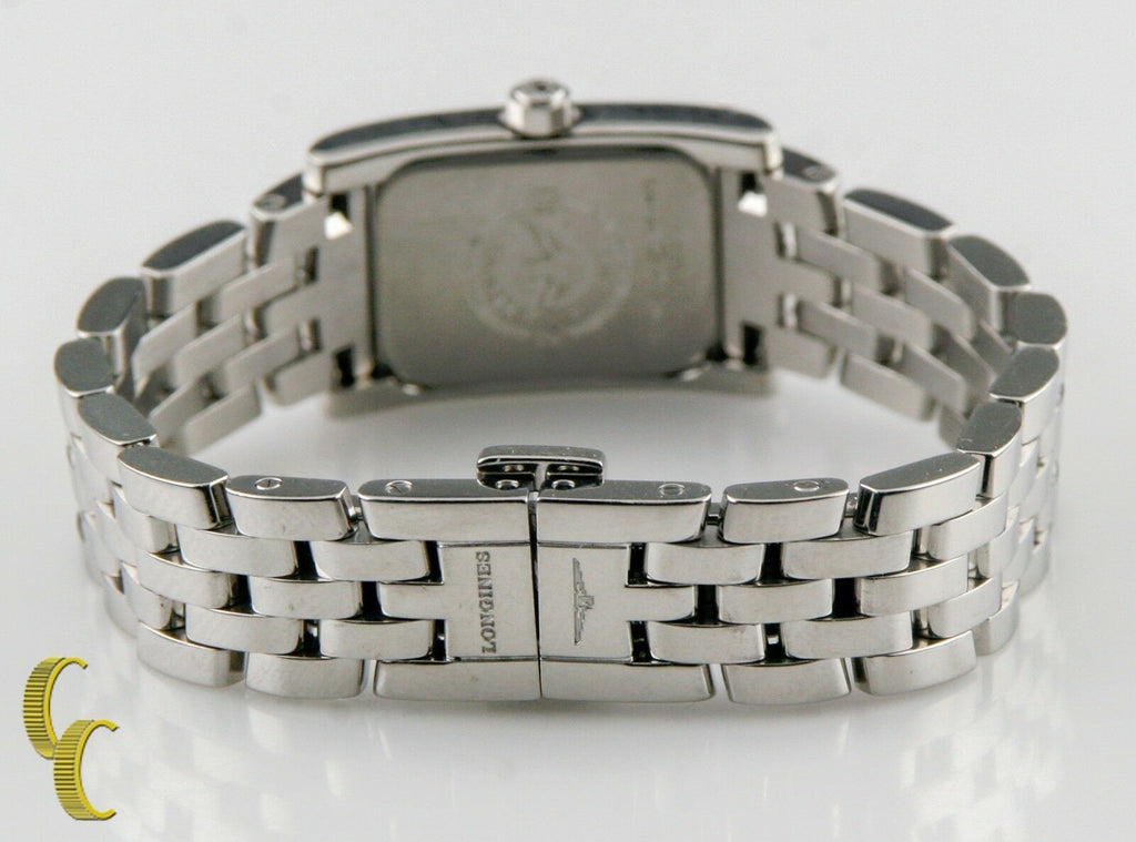 Longines Women's Stainless Steel Dolce Vita Quartz Watch Diamond Dial & Bezel
