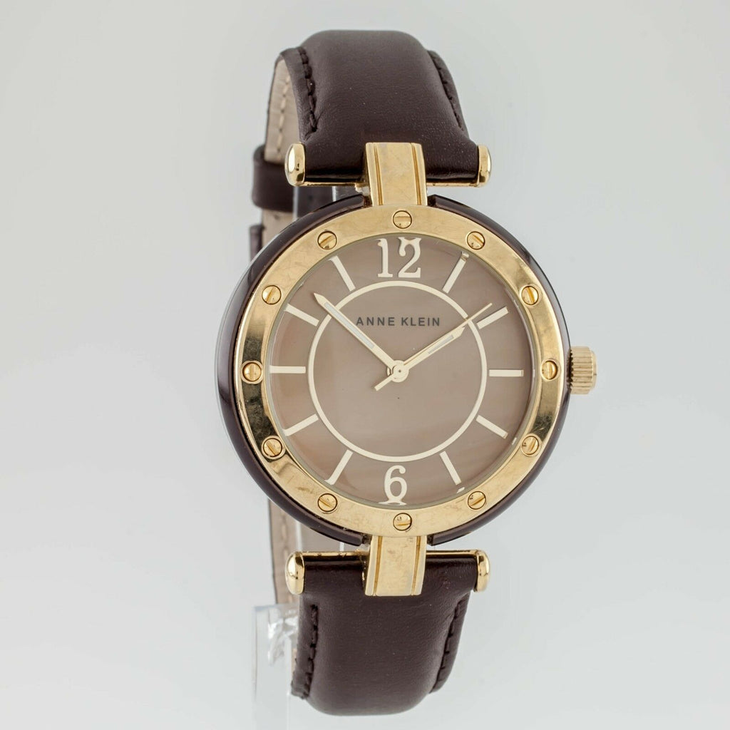 Anne Klein Gold Plated Quartz Watch Iridescent Dial 10/9994
