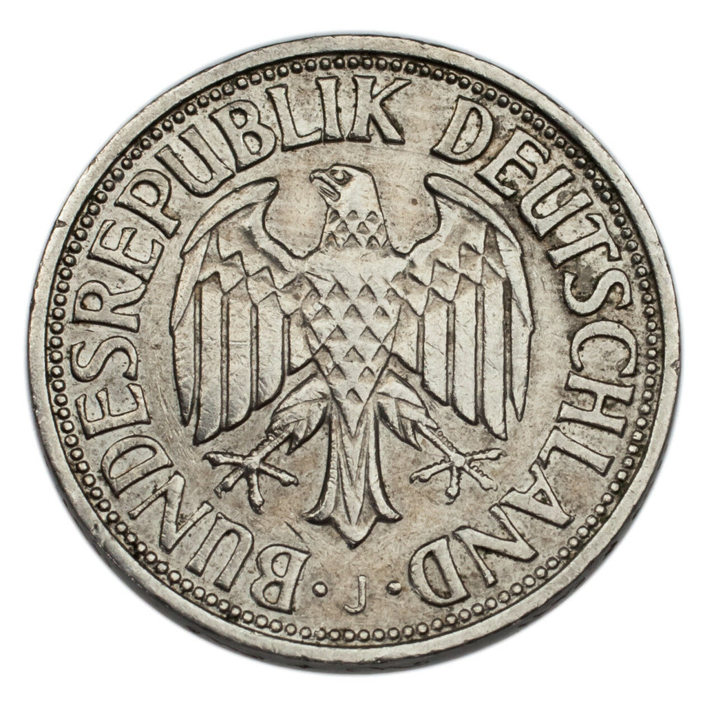 1954-J Germany Federal Republic Mark (XF Condition) KM #110