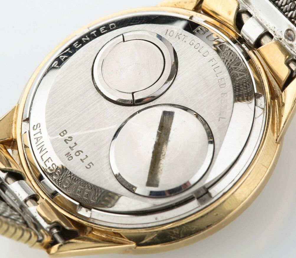 14k Gold Bulova Accutron Patented Gold Filled Vintage Accutron