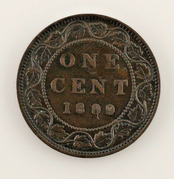 1899 Canada One Cent 1c (XF) Extra Fine Condition