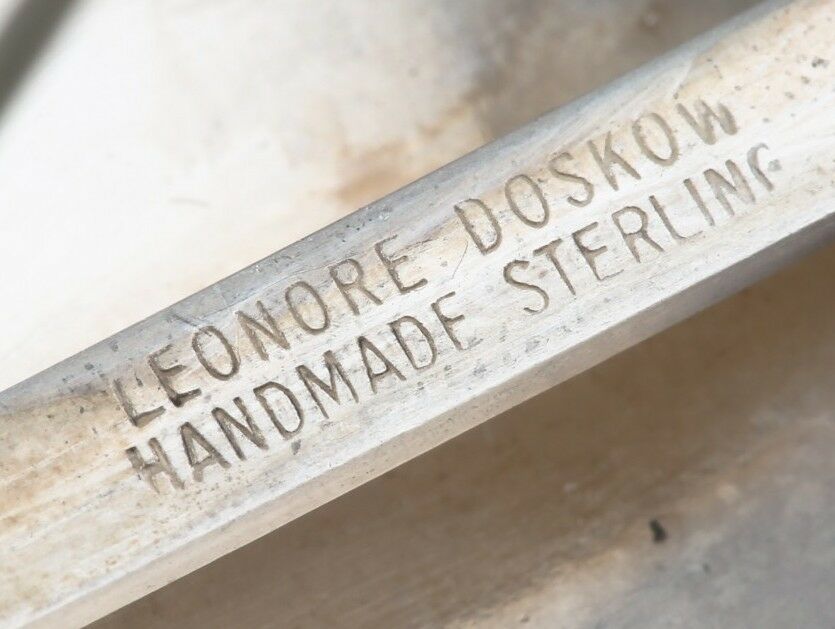 Leonore Doskow Vintage Sterling Silver Love Token Engraved 30 mm 6.6 grams