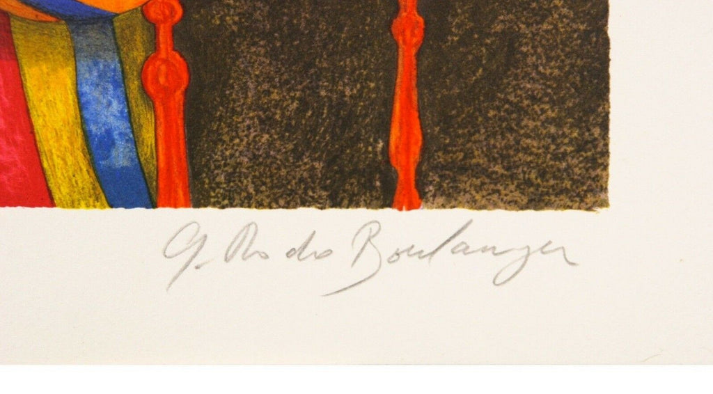 "Musique Pour Les Yeux" by Graciela Boulanger Lithograph on Paper LE of 1000