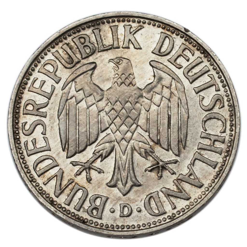 1957-D Germany Federal Republic Mark (XF Condition) KM# 110
