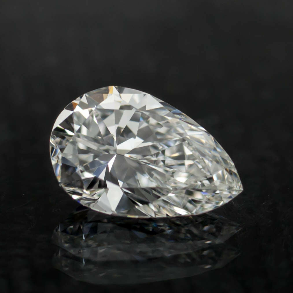 1.10 Carat Loose E / VS2 Pear Shaped Cut Diamond GIA Certified